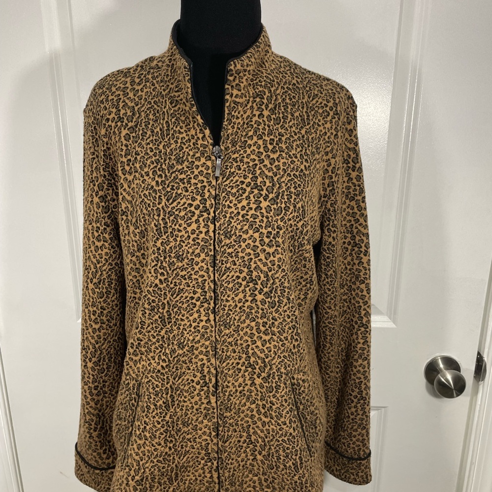 Leopard Print Women's Jacket CB-
